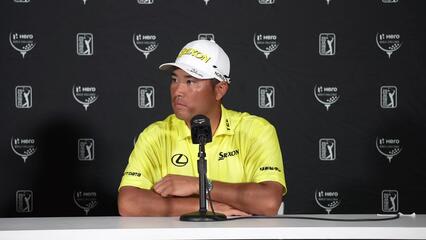 Hideki Matsuyama’s news conference after winning Hero World Challenge