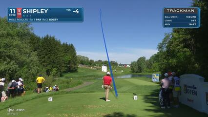 Neal Shipley hits tee shot to 9 feet, sets up birdie on No. 11 at RBC Canadian