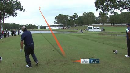 Billy Andrade makes birdie on No. 17 at Simmons Bank Championship