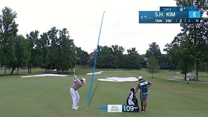 Seonghyeon Kim makes birdie on No. 10 at BMW Charity Pro-Am