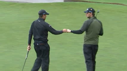 Teams Belgium and Korea share two-shot lead at ISPS Handa