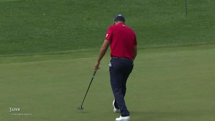 Paul Barjon makes birdie on No. 11 at Travelers
