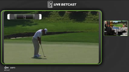 Ryo Hisatsune sinks 10-foot birdie putt on No. 10 at BMW Championship