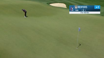 Kyle Reifers sinks 49-foot birdie putt at Mexico Open