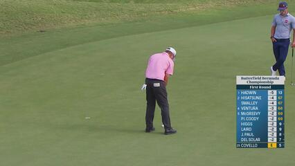 Vince Covello makes birdie on No. 15 at Butterfield Bermuda