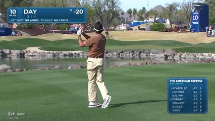 Jason Day hits 138-yard approach to 8 feet, sets up birdie on No. 10 at The American Express