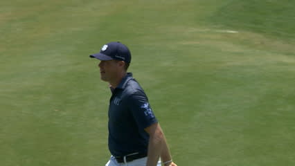 Kyle Reifers cans it from left of the green at THE PLAYERS