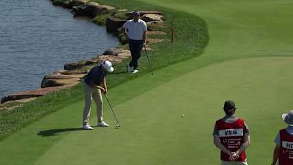 Alistair Docherty holes 17-foot birdie putt at Korn Ferry Tour Champ