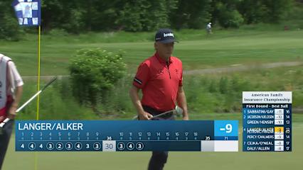 Team Langer/Alker makes birdie on No. 12 at American Family Insurance Championship
