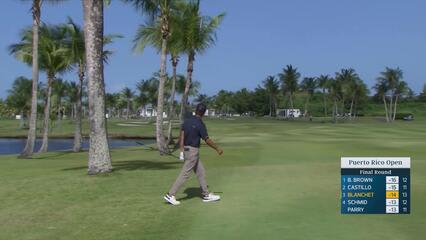 Chandler Blanchet makes birdie on No. 14 at Puerto Rico