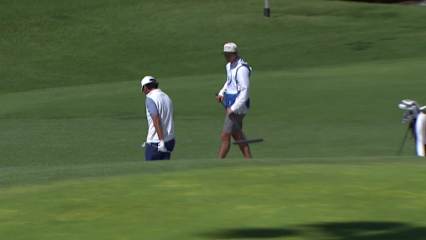 Ken Tanigawa makes birdie on No. 13 at Hoag Classic