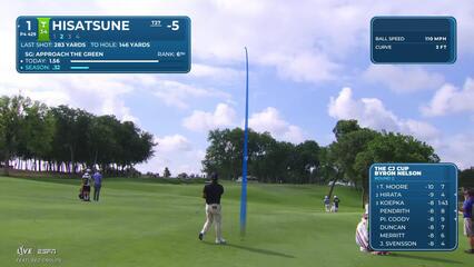 Ryo Hisatsune's 144-yard approach sets up birdie on No. 1 at THE CJ CUP
