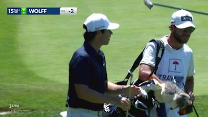 Matthew Wolff makes birdie on No. 15 at Travelers