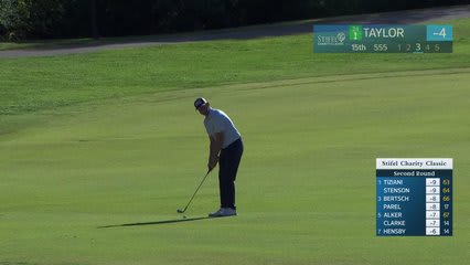 Vaughn Taylor makes birdie on No. 15 at Stifel Charity Classic