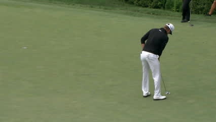 Smylie Kaufman grabs birdie on No. 5 at Deutsche Bank