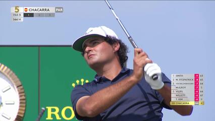 Eugenio Lopez-Chacarra hits tee shot to 16 feet, sets up birdie on No. 5 at Genesis Scottish Open