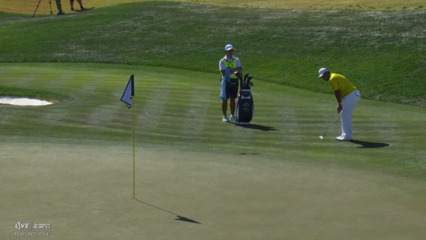 Hideki Matsuyama chips in for birdie as he chases WM Phoenix Open title