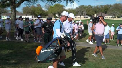 Scottie Scheffler hits 82-yard approach to 8 feet, sets up birdie on No. 13 at Arnold Palmer