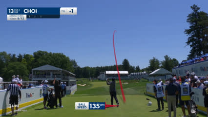 Sam Choi makes birdie after playing the slope to perfection at RBC Canadian