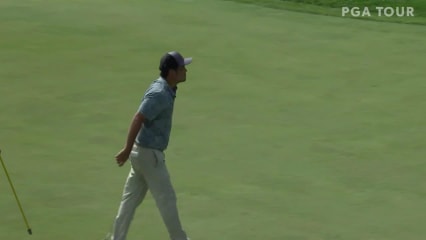 John Huh gets up-and-down for birdie at Korn Ferry Tour Champ