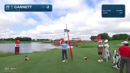 Brice Garnett makes birdie on No. 17 at 3M Open