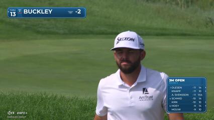 Hayden Buckley makes birdie on No. 4 at 3M Open