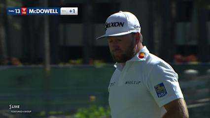Graeme McDowell makes birdie on No. 13 at Valspar