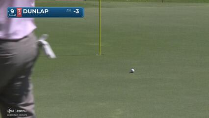 Nick Dunlap goes over the tree to set up birdie, moving to four under at Sanderson Farms