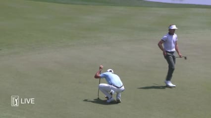James Nicholas uses nice approach to set up birdie at TPC Colorado