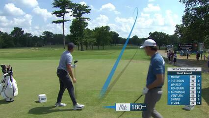 Luke List sinks a 43-foot eagle putt on No. 10 at ISCO Championship