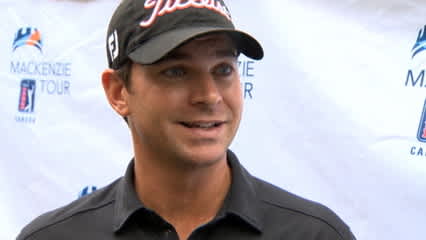 Riley Wheeldon interview after Round 1 of Staal Foundation Open