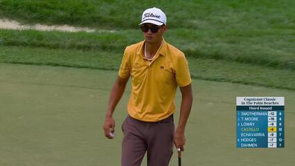 Ricky Castillo drains 13-foot birdie putt on No. 13 at Cognizant Classic