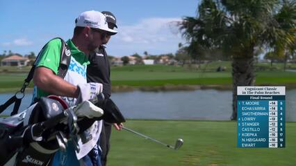 Shane Lowry sinks 46-foot birdie putt on No. 5 at Cognizant Classic