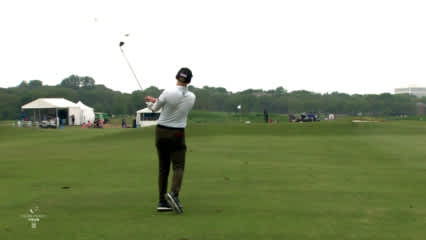 Anders Albertson sticks approach and birdies at Veritex Bank Championship