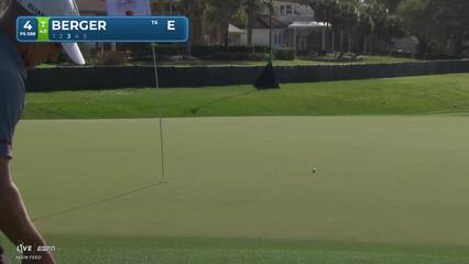 Daniel Berger hits 88-yard approach to 4 feet, sets up birdie on No. 4 at Arnold Palmer