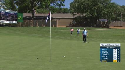 Richard Green makes Eagle on No. 13 at Principal Charity Classic