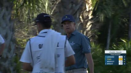 David Toms makes par putt on No. 17 at Chubb Classic