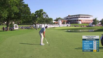 Mac Meissner holes 15-foot greenside shot for birdie at Charles Schwab