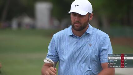Scottie Scheffler's 117-yard approach sets up birdie on No. 16 at RBC Heritage
