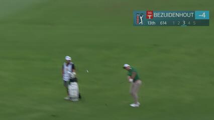 Christiaan Bezuidenhout's 53-yard approach sets up birdie on No. 13 at ONEflight Myrtle