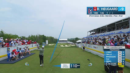 Rasmus Højgaard's excellent tee shot leads to birdie at RBC Canadian