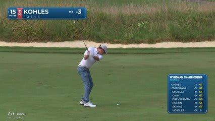 Ben Kohles reaches par-5 No. 15 in two, makes birdie at Wyndham