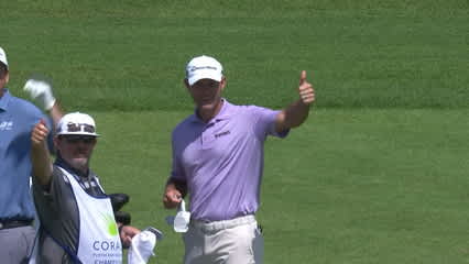 Shawn Stefani's hilarious hole-in-one reaction at Corales Puntacana