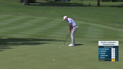 Jerry Kelly makes birdie on No. 5 at Kaulig Companies Championship