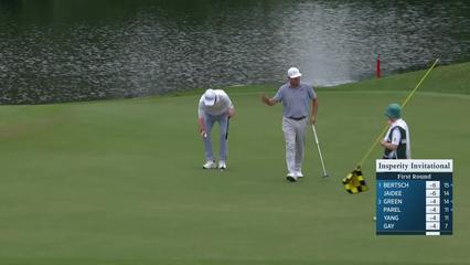 Chad Campbell makes birdie on No. 17 at Insperity Invitational