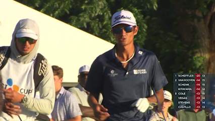Ricky Castillo makes birdie on No. 14 at THE CJ CUP