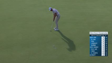 Kevin Tway rolls in birdie at Black Desert