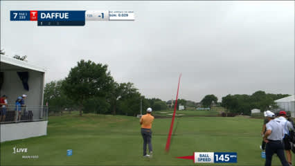 MJ Daffue dials in tee shot to set up birdie at AT&T Byron Nelson