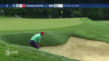Johnson Wagner's bunker play leads to birdie at Wyndham