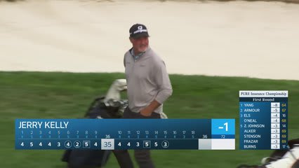 Jerry Kelly makes birdie on No. 15 at PURE Insurance Championship